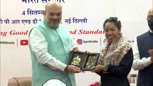 Home Minister Shah praised Olympic medalist Mirabai Chanu
