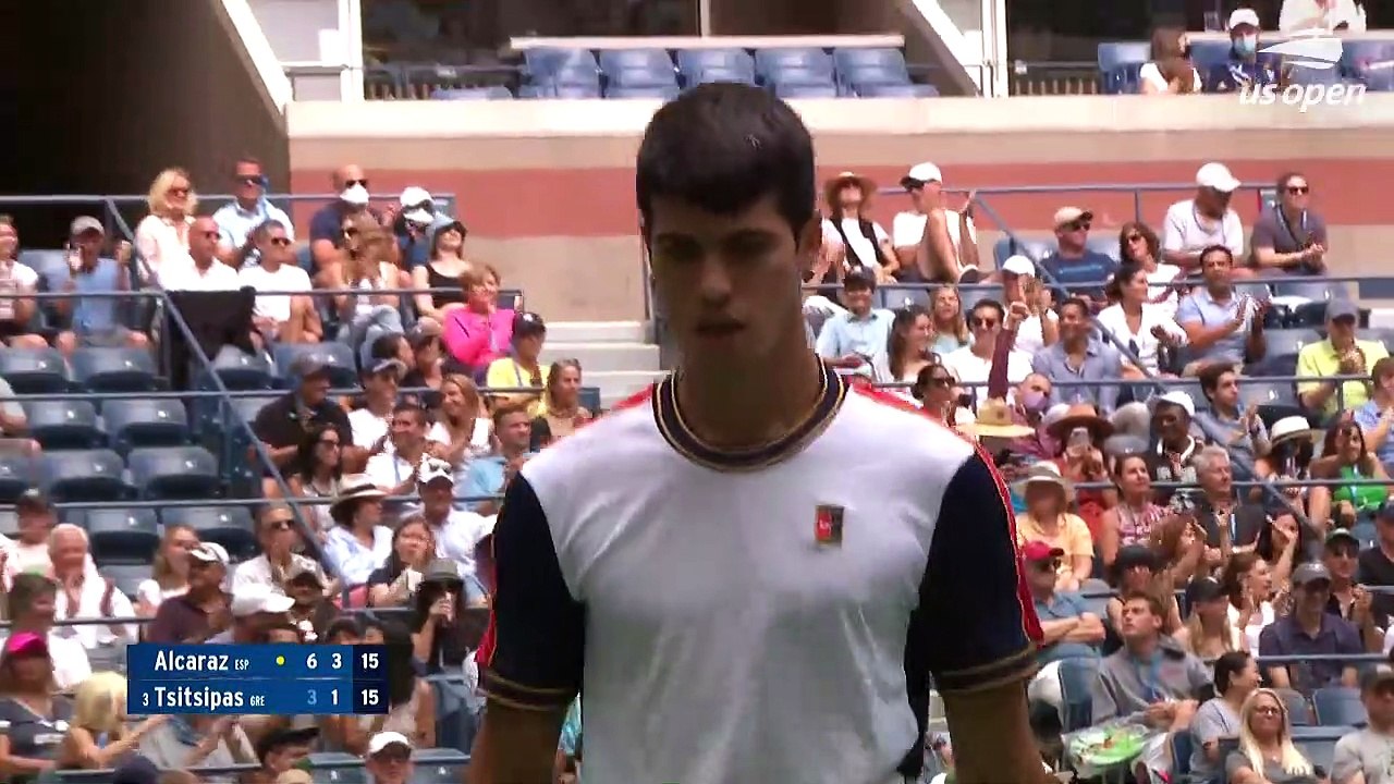 18-year-old Carlos Alcaraz shocked the tennis world with this performance over Stefanos Tsitsipas