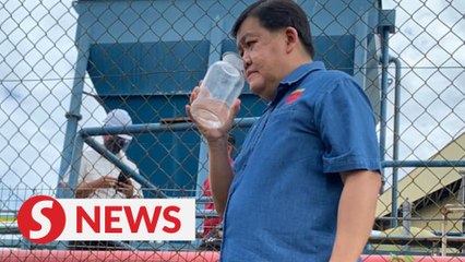 Water sample contains solvent-like odour, says Hee