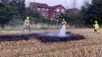 Fire in the open off A259