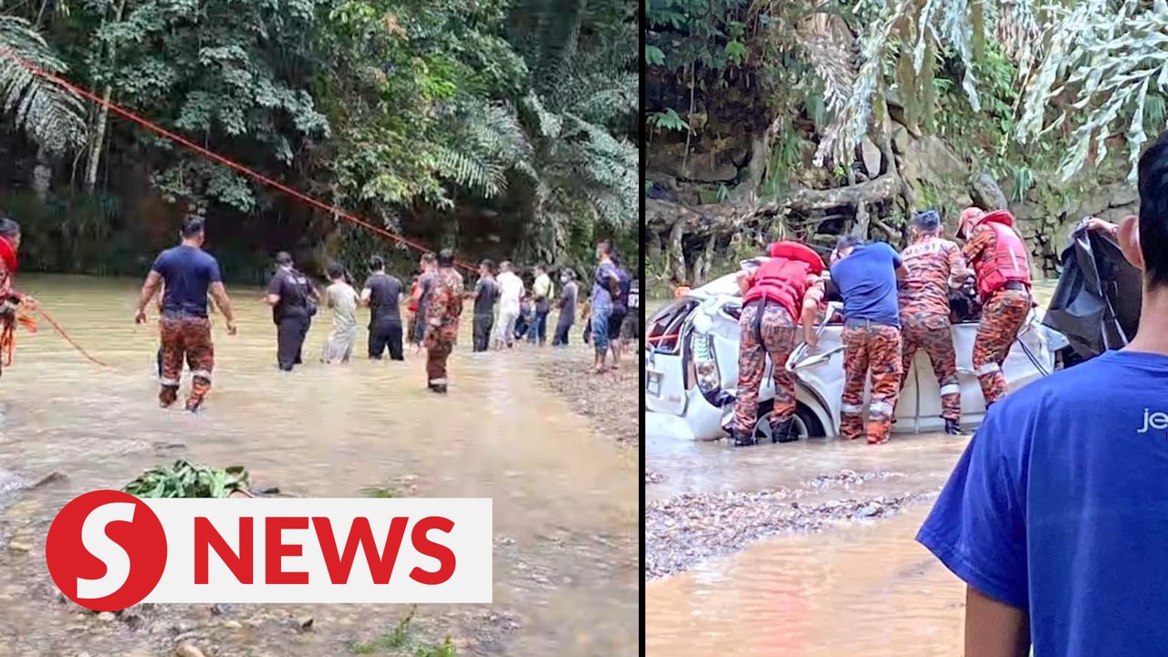 Search ongoing for missing victim after vehicle...
