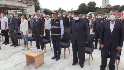 Son dakika haberleri: Yeni itfaiye binasının temeli atıldı