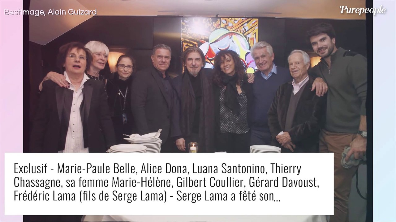 Mariage de Serge Lama et Luana : des mariés radieux à l'église, un célèbre chanteur invité
