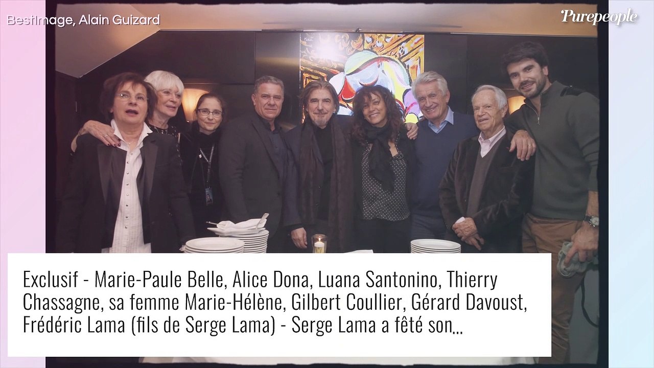 Mariage de Serge Lama et Luana : des mariés radieux à l'église, un célèbre chanteur invité