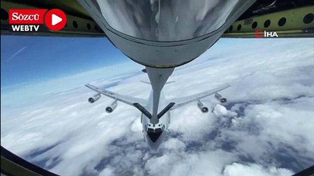 Türk Hava Kuvvetleri, NATO'ya ait uçağa havada yakıt ikmali yaptı