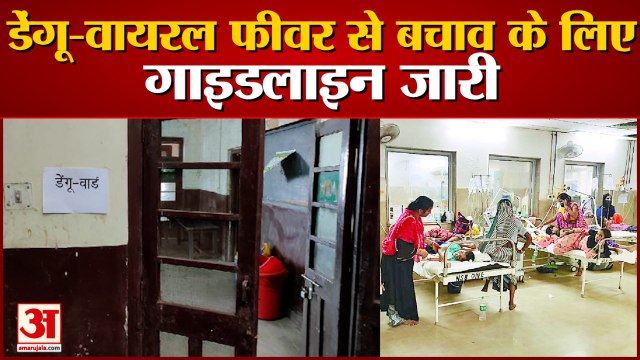 आगरा: डेंगू-वायरल फीवर से बचाव के लिए बरतें विशेष सावधानियां, गाइडलाइन जारी
