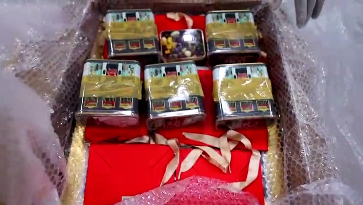 ضبط مواطن جلب طرد حلويات مخبأ به 1500 غرام شبو