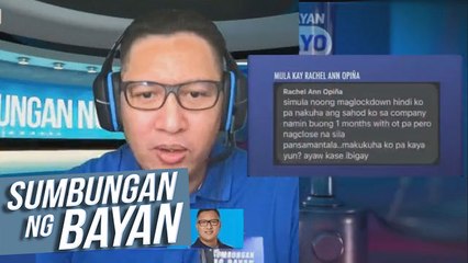 Sumbungan Ng Bayan: SAHOD AT OT PAY, INIIPIT DAW NG KUMPANYA NGAYONG PANDEMYA?