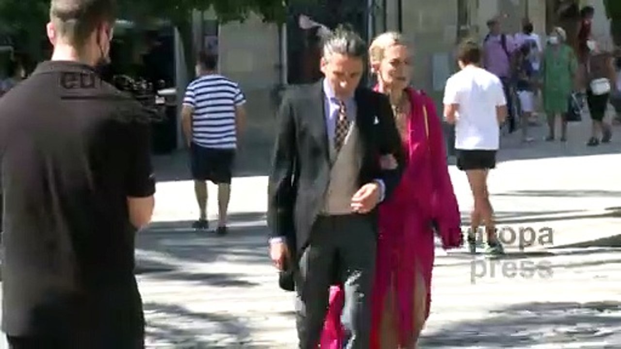 Marta Ortega y Roberto Torretta asisten a la boda Carlos Cortina y Carla Vega-Penichet