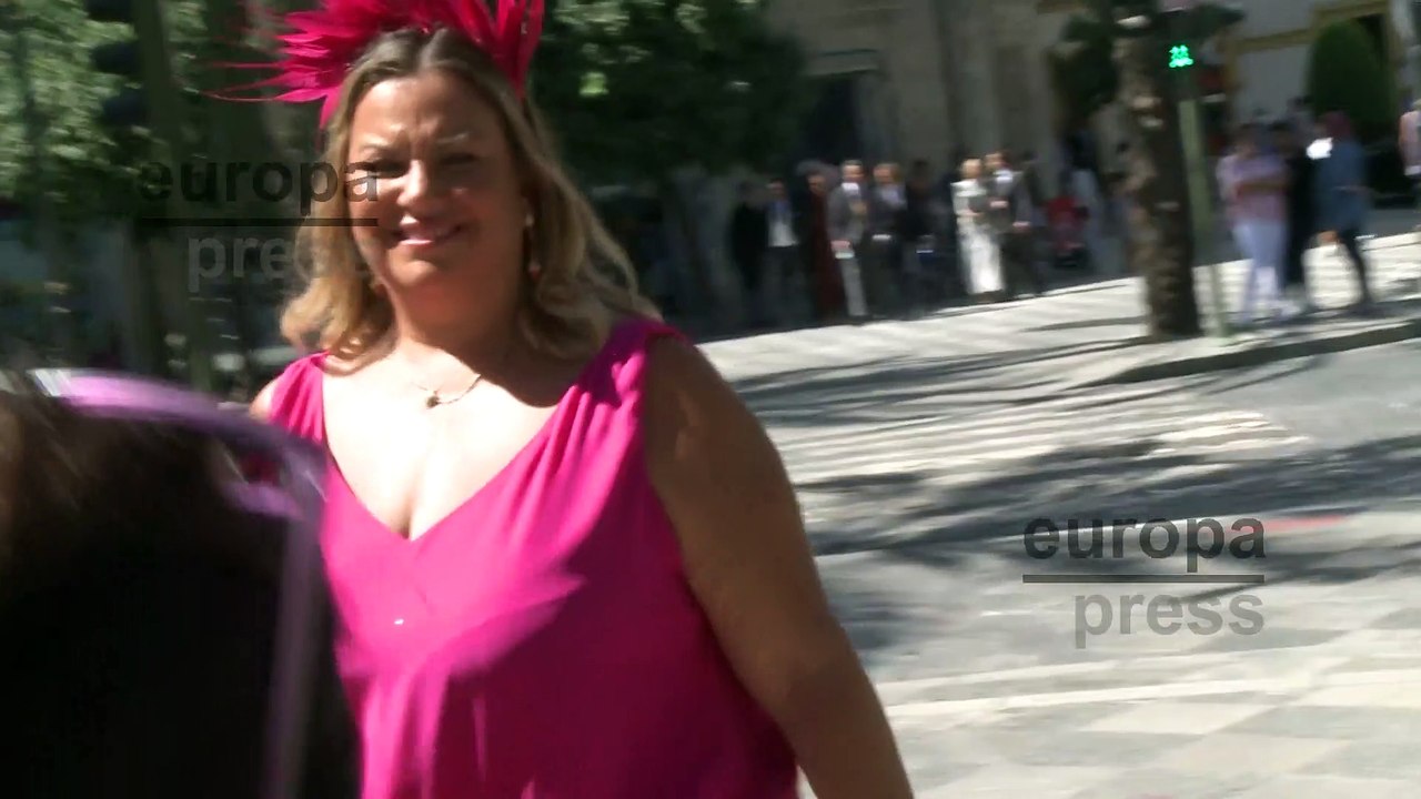 Caritina asiste a la boda Carlos Cortina y Carla Vega-Penichet