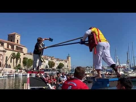 Des joutes provençales ont lieu aujourd'hui dans le port de La Ciotat