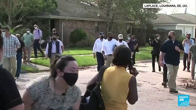 Joe Biden prometió ayuda federal a Louisiana, devastada por el huracán Ida