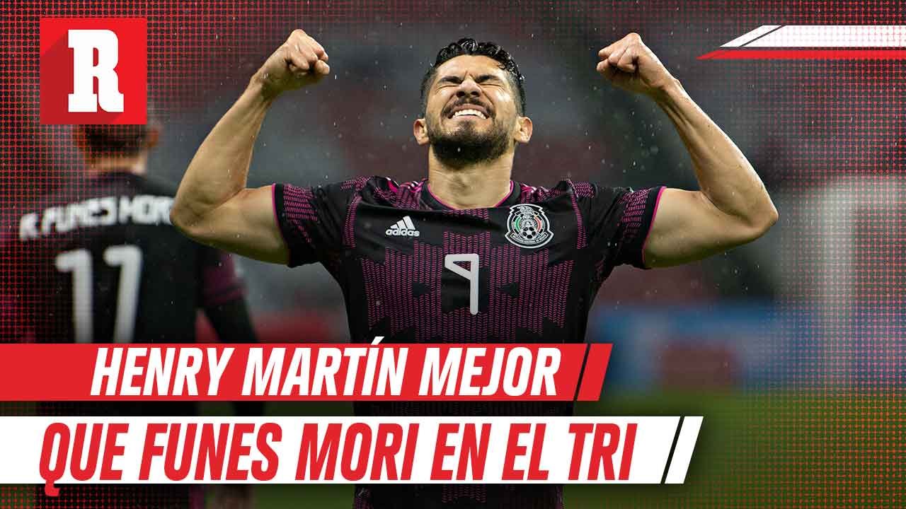 Henry Martín con mejores números que Funes Mori en la Selección Mexicana