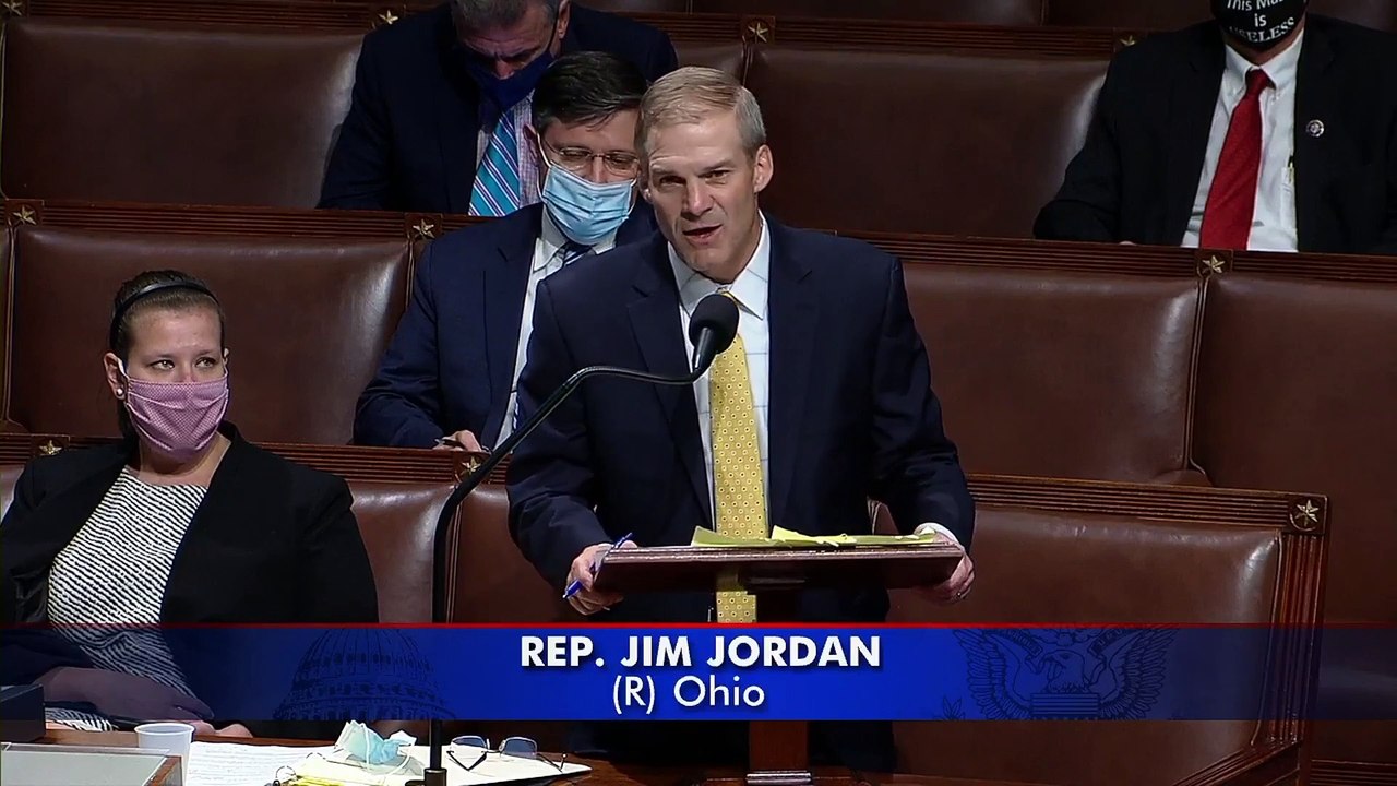 Jim Jordan SLAMS Steve Cohen and HR4 or John Lewis Voting Rights Act!