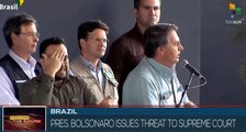 FTS 12:30 04-09: Bolsonaro lashes out at the Brazilian Supreme Court