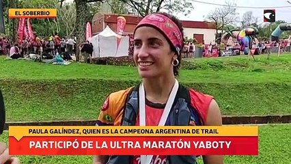 Participó de la Ultra Maratón Yaboty