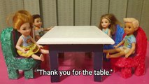 Doll Furniture DIY - Doll Dinning Table DIY - Miniature Table DIY