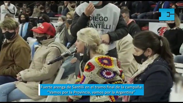 Fuerte arenga de Santilli en el tramo final de la campaña: “Vamos por la Provincia, vamos por la Argentina” 