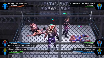 Here Comes the Pain Big Show vs Chris Benoit vs D-Von Dudley vs Edge vs Goldberg vs Kurt Angle
