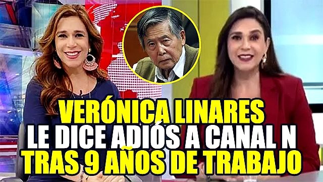 VERÓNICA LINARES LE DICE ADIÓS A 'N PORTADA' TRAS 9 AÑOS DE TRABAJO: 'CRÍTICO A FUJIMORI'
