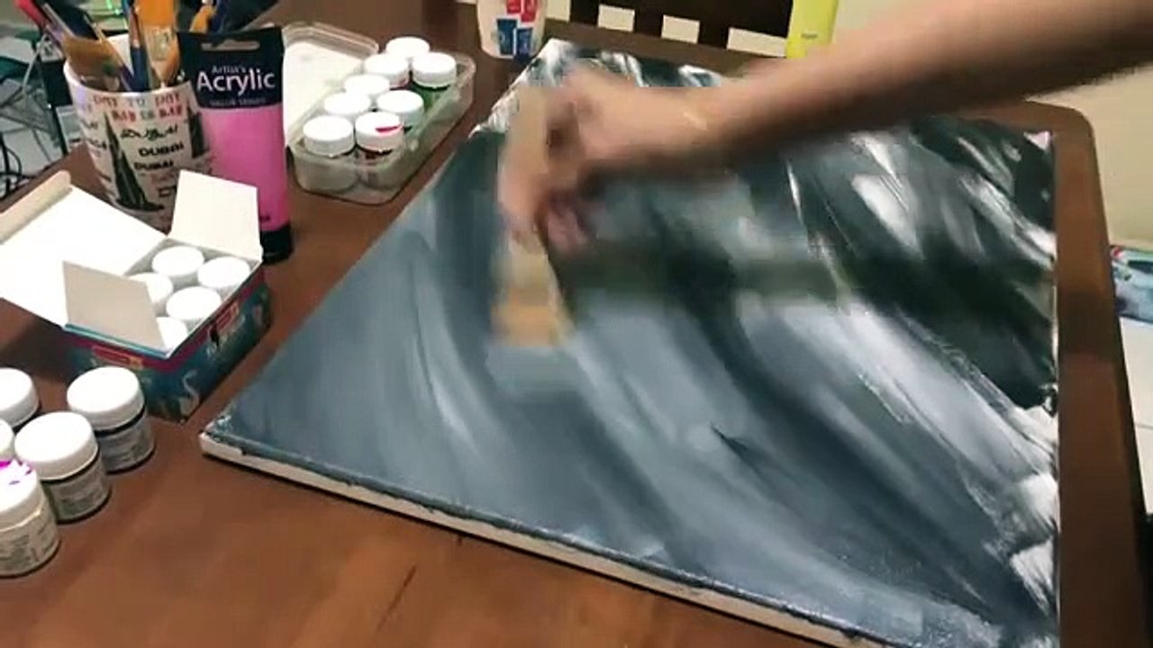 B&W painting