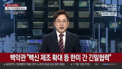 백악관 "백신 제조 확대 등 한미 간 긴밀협력"