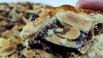 تورتة شكولاطة ميلكا كراميل باللوز  Milka Caramel Chocolate Cake with Almonds