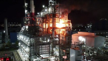 울산 화학 공장에서 불...10시간여 만에 꺼져 / YTN