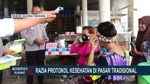 Razia Protokol Kesehatan di Pasar Tradisional Kendari