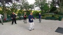 Speech de Mickaël avant la présentation de Tai Chi au formum des associations 21