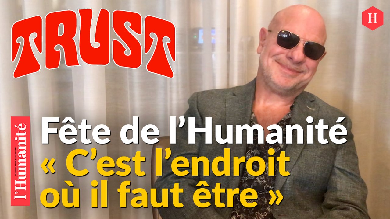 Trust. Bernie Bonvoisin : "C'est important de participer à la Fête de l'Humanité"