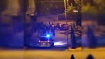 Arnavutköy'de komşuların tekmeli yumruklu kavgası kameraya yansıdı