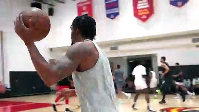 Les images d'un pick-up game avec Zach LaVine, Bradley Beal, Jayson Tatum...