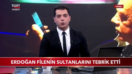 Cumhurbaşkanı Erdoğan, Filenin Sultanları'nı Tebrik Etti
