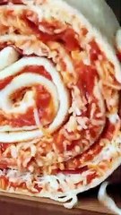 Make Ginat Pizza Roll only on entertainmentdhamal