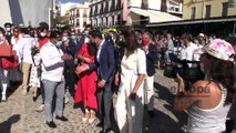 El Presidente de la Junta De Andalucía llega a una tarde de toros muy especial, en Ronda