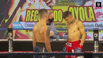 Cristian Ariel Reggiardo vs Norberto Orlando Oyola (23-07-2021) Full Fight