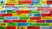 World's Five Most Spoken Languages