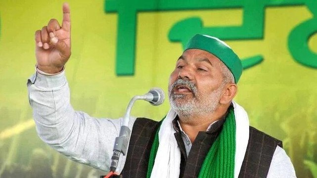 Watch: Rakesh Tikait at farmers' mahapanchayat today