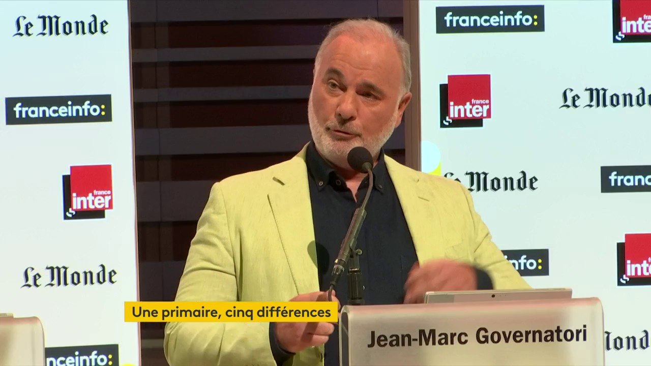 Jean-Marc Governatori : "J'ai le meilleur CV politique de France, j'ai été nommé deux fois meilleur gestionnaire de France (...). Je suis écologiste centriste, donc je parle à tous l'électorat écologiste, de gauche, du centre et de droite."