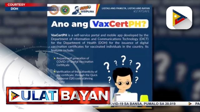 Soft launch ng VaxCertPH bukas, isasagawa bukas, Sept. 6