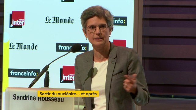 Sandrine Rousseau : L'EPR, c'est une hérésie, une absurdité. On était partis sur un projet à 3 milliards d'euros, on va arriver à 19 milliards, et la meilleure des décisions qu'on semble prendre c'est de se dire qu'il nous en faut six de plus.