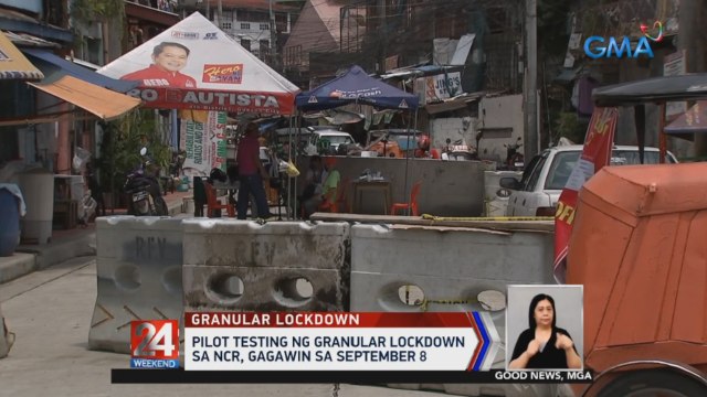 Pilot testing ng granular lockdown sa NCR, gagawin sa September 8 | 24 Oras Weekend