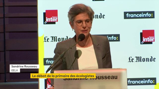 Sandrine Rousseau : Pour toutes les personnes qui une fois dans leur vie se sont levées et se sont cassées, j'ai envie de vous dire, revenez, revenez maintenant avec nous, la présidentielle n'est pas jouée.