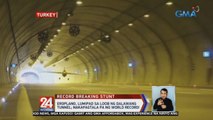 Eroplano, lumipad sa loob ng dalawang tunnel | 24 Oras Weekend