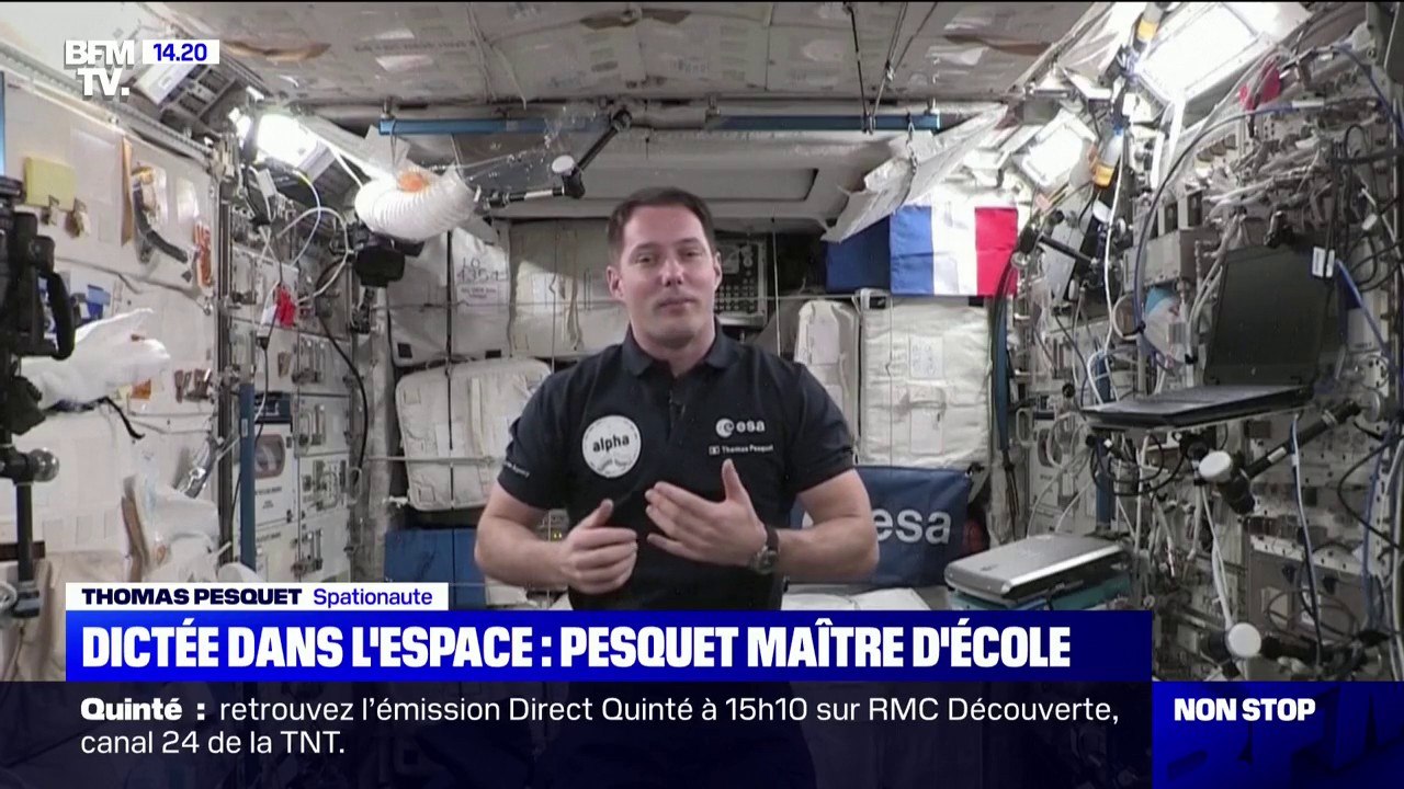Thomas Pesquet va réaliser la première dictée depuis l'espace ce dimanche