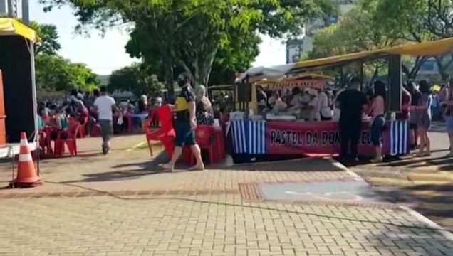 Manhã inicia com movimento intenso na Feira do Produtor de Cascavel