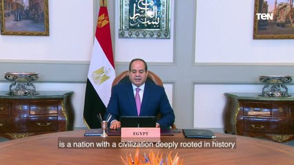 كلمة الرئيس السيسي خلال الجلسة الافتتاحية لمؤتمر العمل العربي الدورة الـ 47