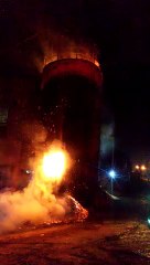 Empresa de Lages é atingida por incêndio de grandes proporções