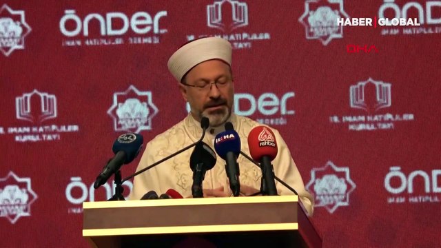 Diyanet İşleri Başkanı Erbaş: İnanç, insanla Allah arasında olsun gibi bir anlayış var